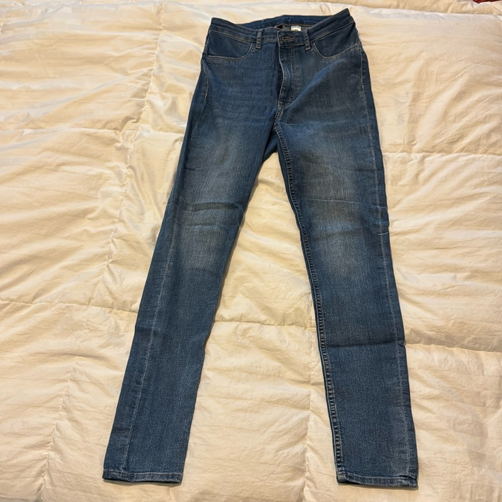 H&M Divided high waist skinny jeans-size 12.